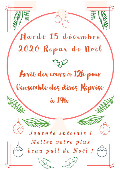 Affiche de noel 2020 mini