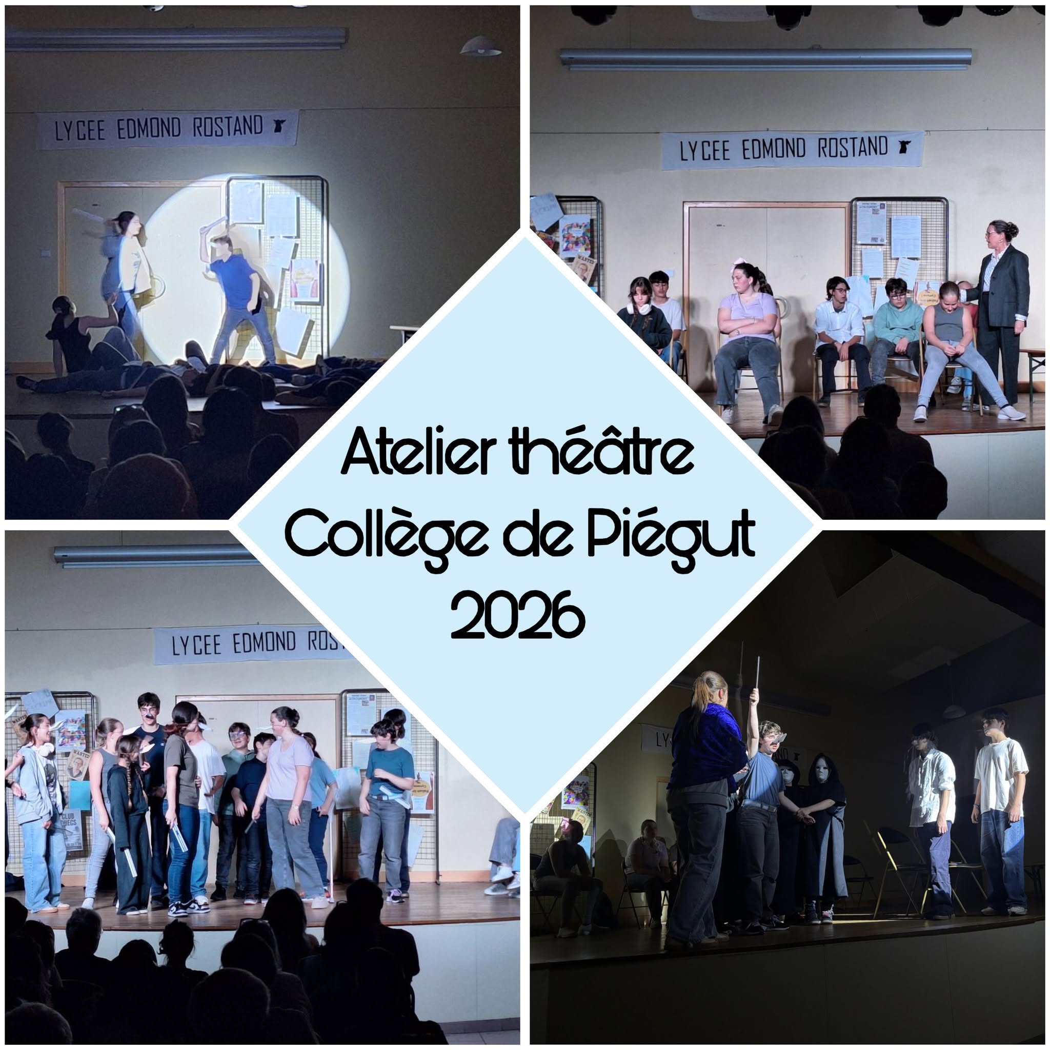 Représentation de l&rsquo;atelier théâtre